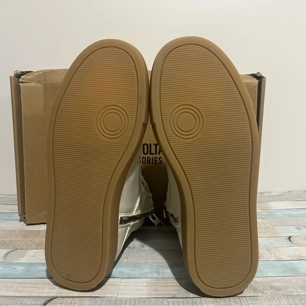 NEW Zadig & Voltaire High Flash Zebra Print Sneakers - Picture 10 of 11